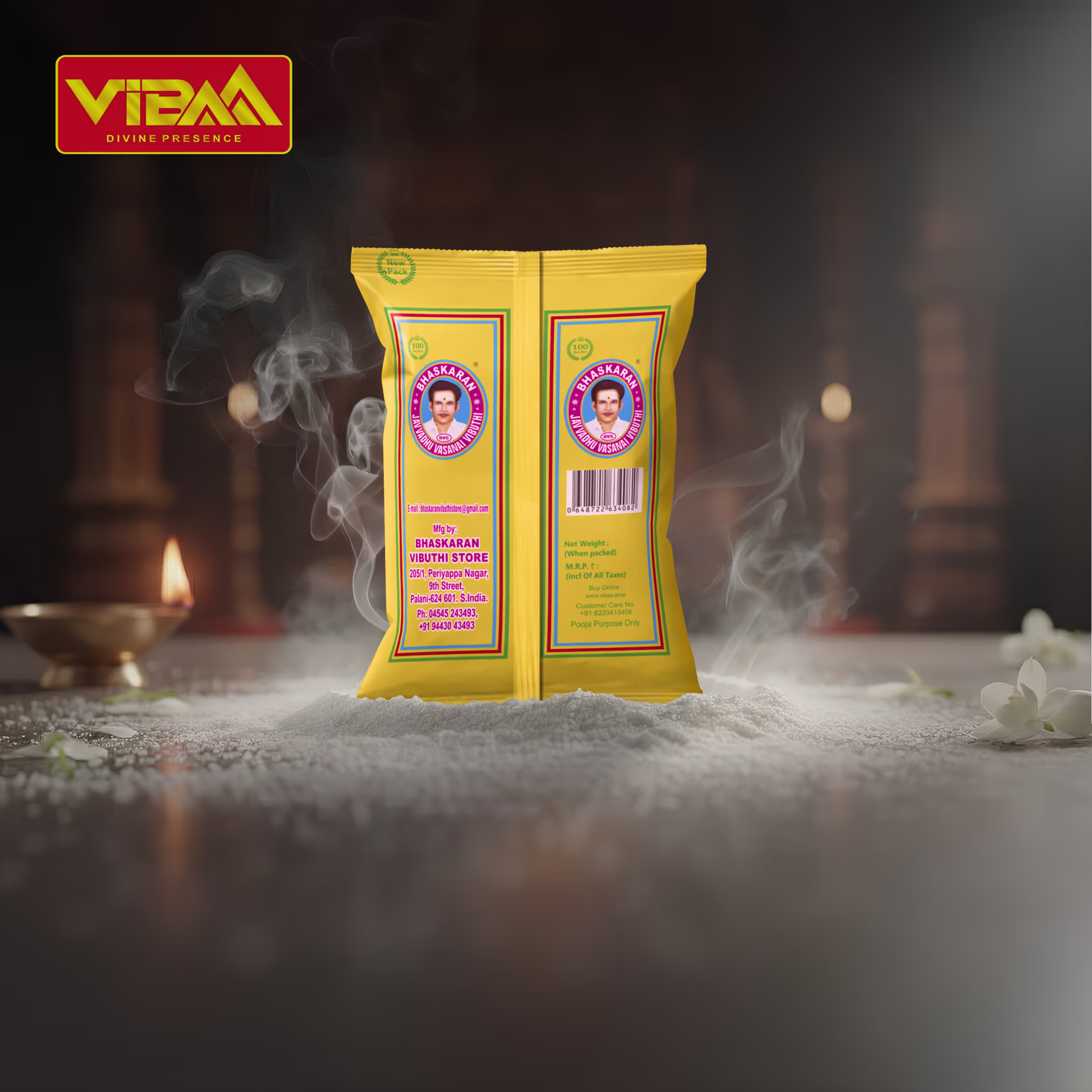 Javvadhu vibuthi - India's Best Online Pooja Store - Vibaa Pooja Store Javvadhu Vibuthi